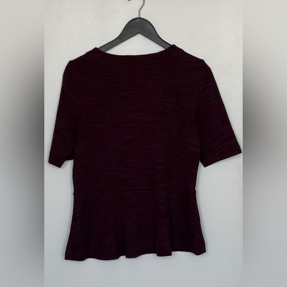 LOFT TOP - WOMEN’S SIZE M - RED / PURPLE - Picture 2 of 2
